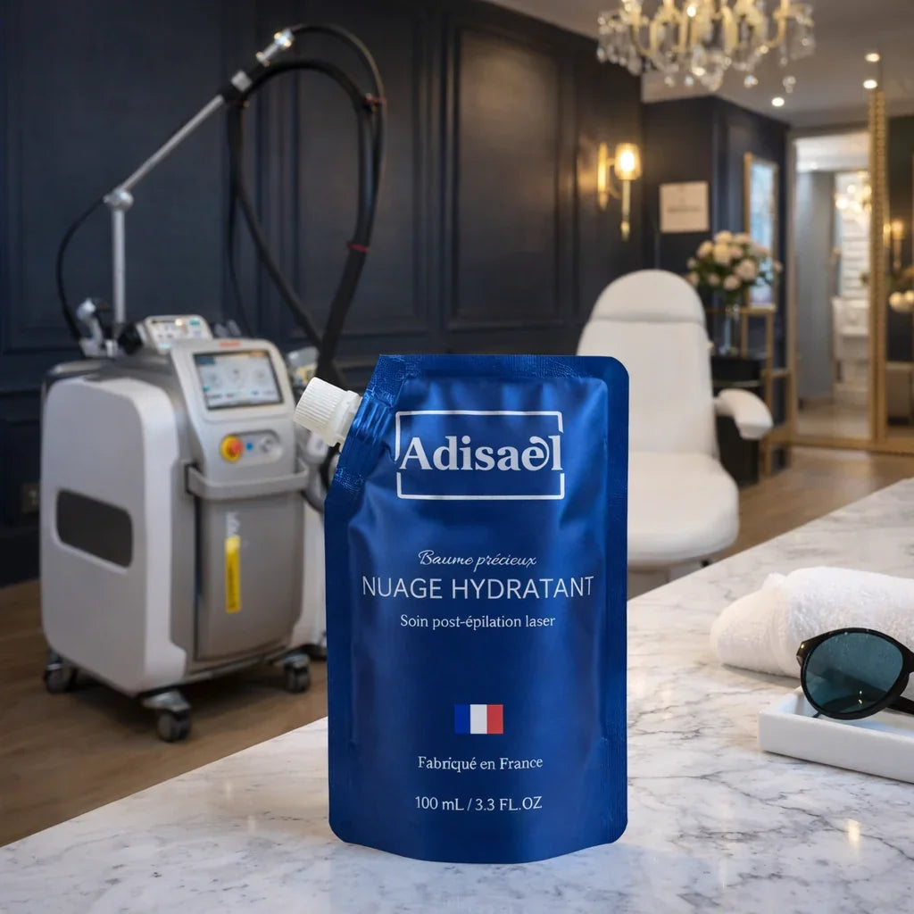 Baume précieux Adisael Nuage Hydratant soin post-épilation laser 100 ml en clinique esthétique
