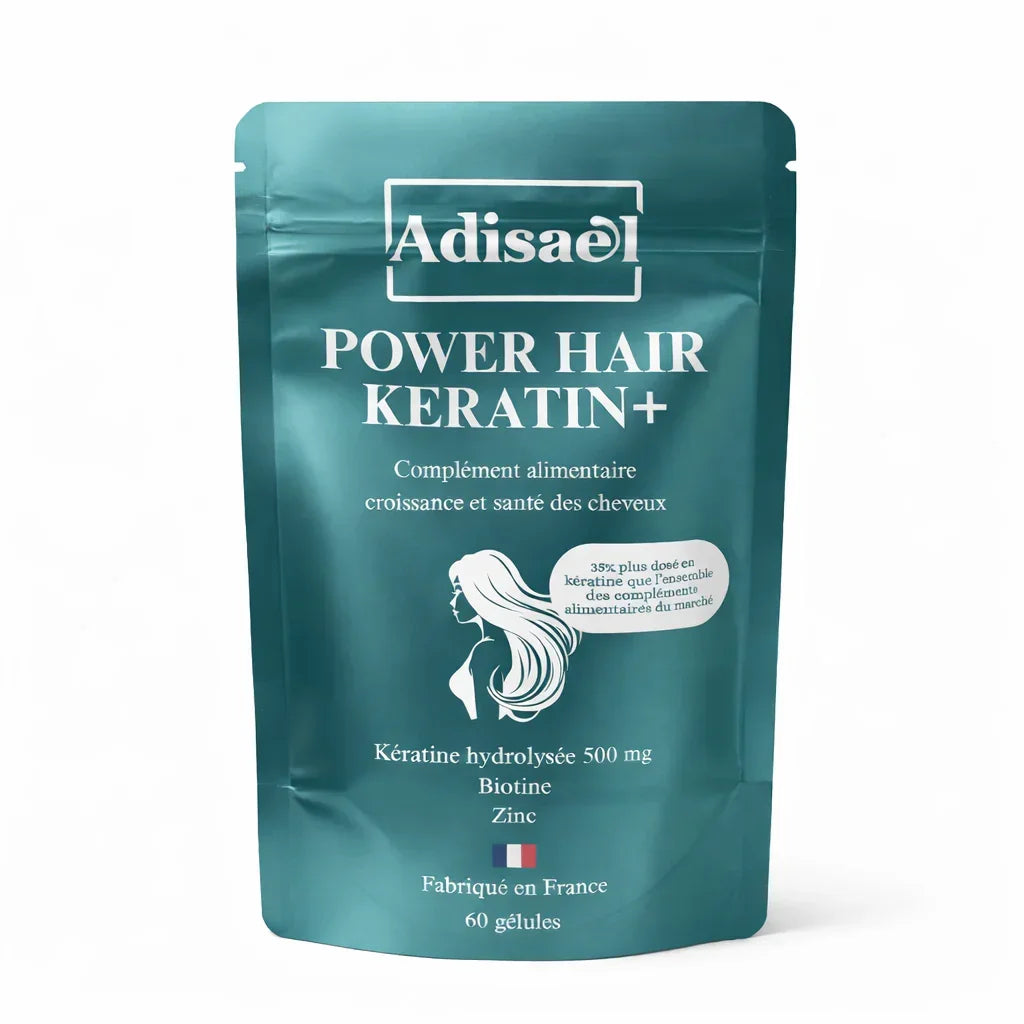 Power Hair Keratin+ : Cure Pousse Cheveux, Force & Brillance